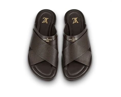 louis vuitton men's leather sandals|lv sandals men's for sale.